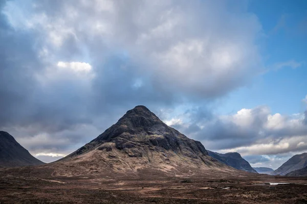 Skoçya Skoçya Daki Glencoe Vadisi Nden Çarpıcı Manzara Manzarası — Stok fotoğraf