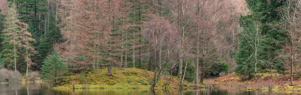 Hermosa Imagen Paisaje Torren Lochan Glencoe Las Highlands Escocesas Día — Foto de Stock