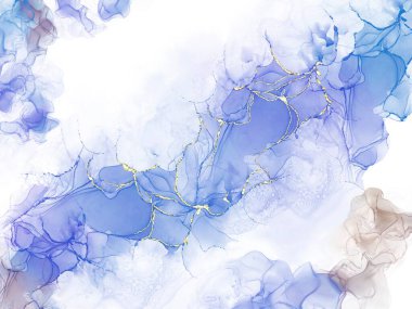 Arkaplan ya da duvar kağıdı olarak kullanmak için güzel dijital olarak oluşturulmuş mermer rengi ve tasarımları olan alkol mürekkebi manzaraları