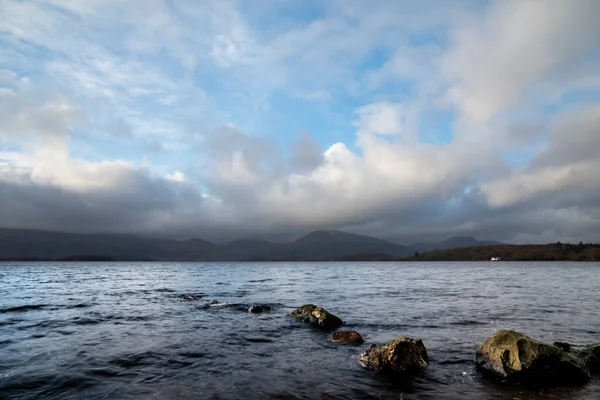 Majestic Landscape Image Milarrochy Bay Loch Lomond Scottish Highlands Stunning — Stock Photo, Image