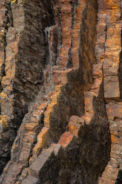 Piękny Krajobraz Blackchurch Rock Dewońskiej Formacji Geologicznej — Zdjęcie stockowe