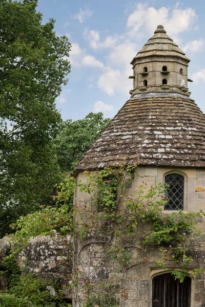 Hermosa Imagen Detalle Arquitectónico Del Paisaje Del Antiguo Edificio Medieval —  Fotos de Stock