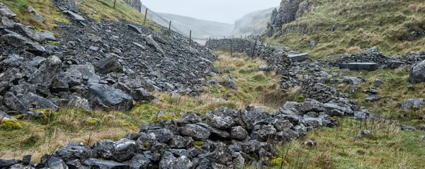 Panorama-landskap langs fjellpasset i Autum – stockfoto