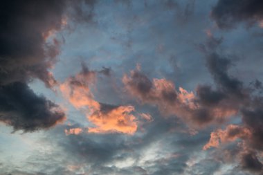 muhteşem canlı fırtınalı bulut oluşumu arka plan