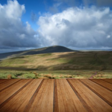 brecon beacons Milli Parkı ile moody s güzel manzara