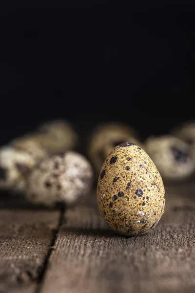 Iluminación natural Moody vintage estilo retro imagen de quaills huevos — Foto de Stock
