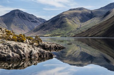Wast su ve Lake District tepeler üzerinde Summ peyzaj çarpıcı