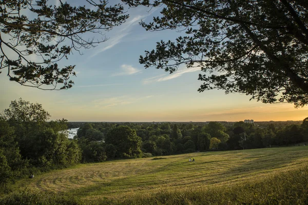 Visa från Richmond Hill i London över landskapet under vacke — Stockfoto