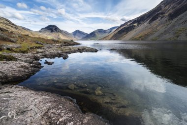 Wast su ve Lake District tepeler üzerinde Summ peyzaj çarpıcı