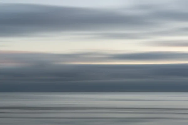Konzeptionelle Landschaft Bild von Bewegung verschwimmen im Ozean während su — Stockfoto