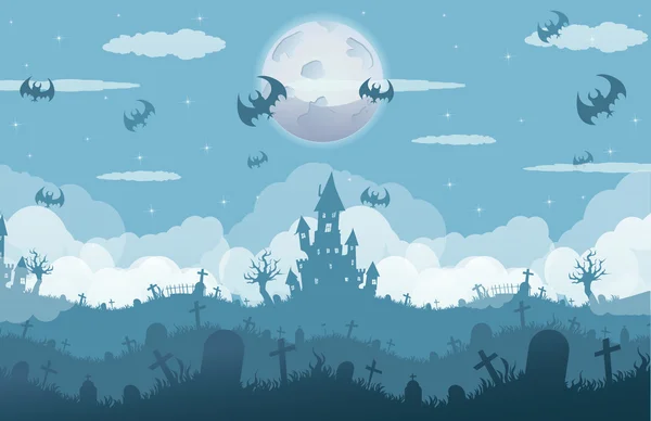 Nuit d'Halloween — Image vectorielle