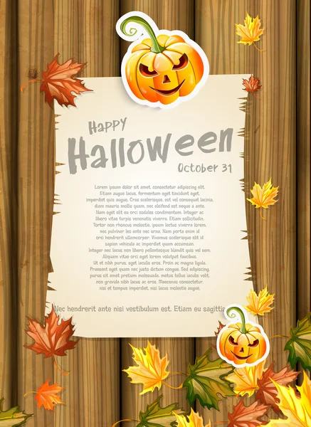 Fundo de Halloween — Vetor de Stock