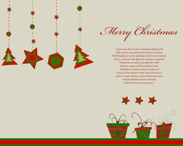 Christmas background — Stock Vector