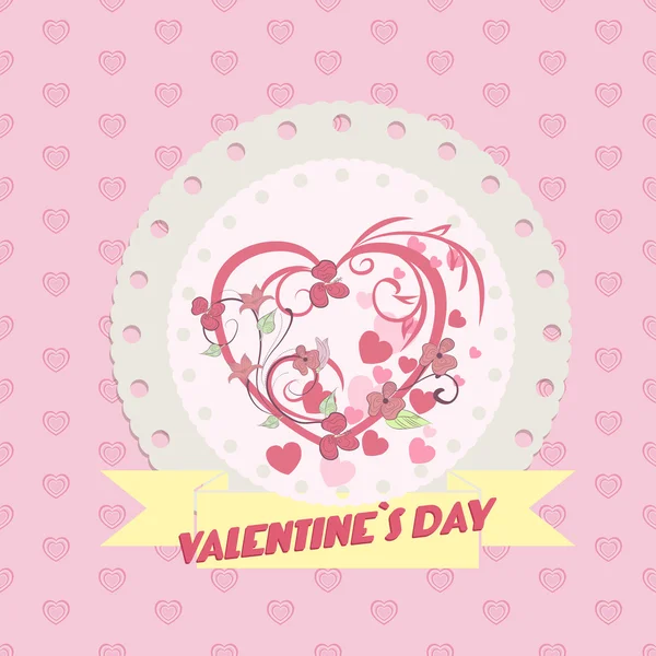 Valentine dag achtergrond — Stockvector