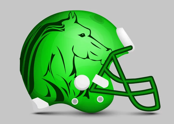 Football team helmet — Stock Vector
