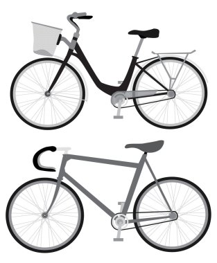 Retro Bisiklet vektör