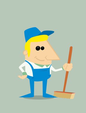 Temiz profesyonel karikatür