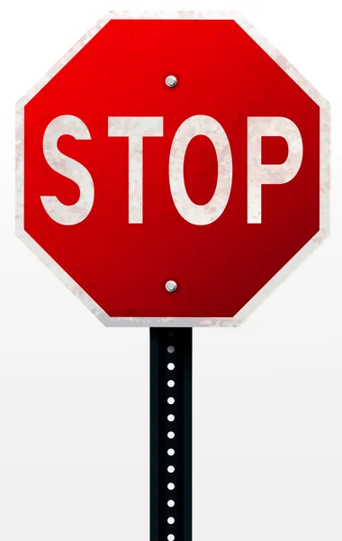 Panneau stop — Image vectorielle