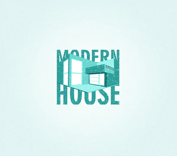 Modern house — Stock Vector