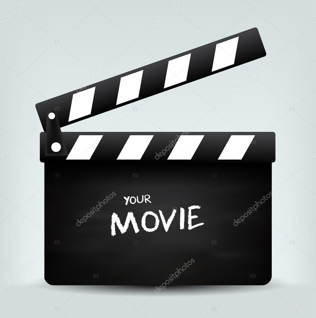 Movie clapper board