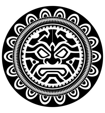 Polynesian tattoo clipart