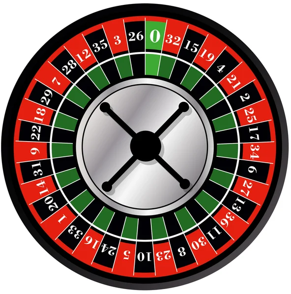 Rueda de ruleta — Vector de stock