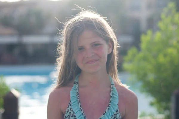 Smiling portrait of girl — Stock Photo, Image