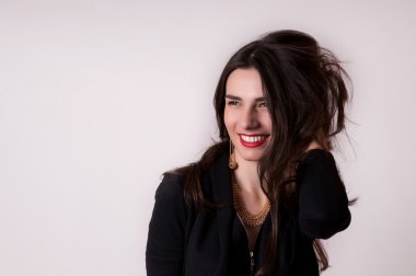 Güzel kadın portresi