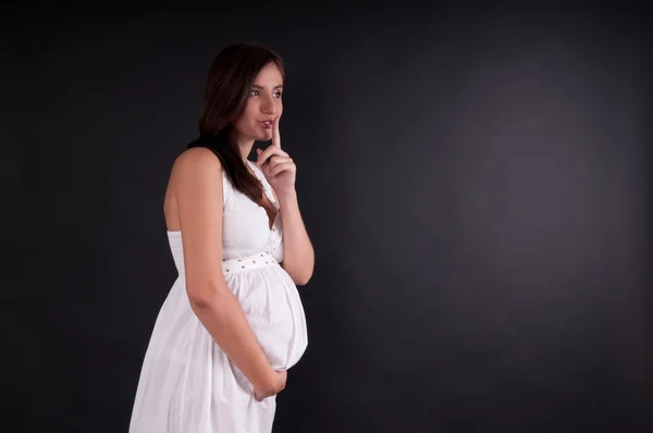 Pregnant woman portrait — Stock Photo, Image