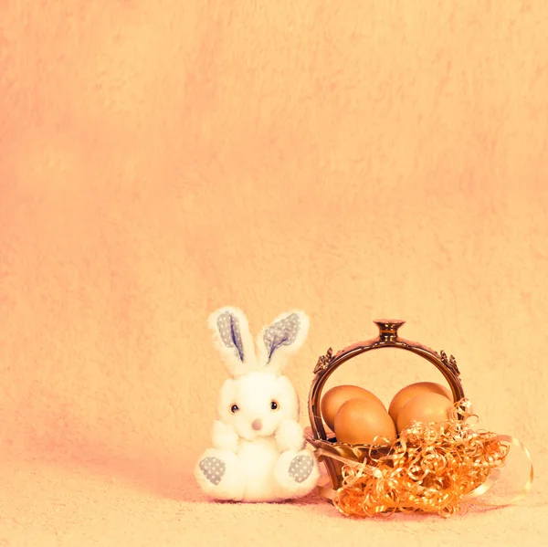 Retro Easter rabbit — Stock Photo, Image