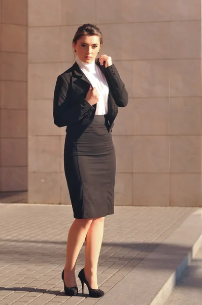 Mujer de negocios completo décimo retrato —  Fotos de Stock