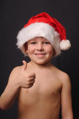 Noel Baba şapkası, çocuk