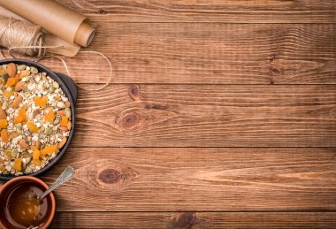 Pişirme enerji çubukları kavramı . 