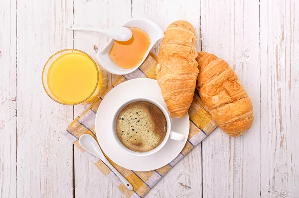 Kahve ile Kahvaltı — Stok fotoğraf