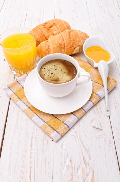 Snídaně s kávou — Stock fotografie