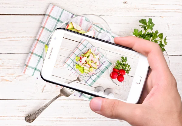 Radish salad — Stock Photo, Image