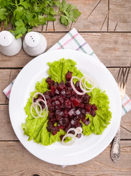 Свекольный салат — стоковое фото