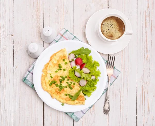 Egg omelette — Stock Photo, Image