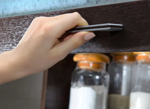 Kitchen cabinet — Stock Photo, Image