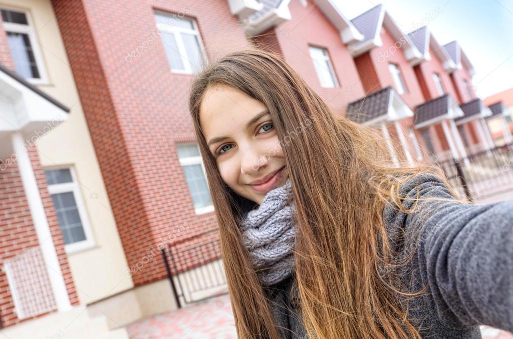 Beautiful Girl Taken Pictures Of Her Self Instagram Stock Photo C Rasulovs 65474667