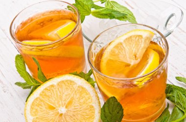 Limonlu çay buz.