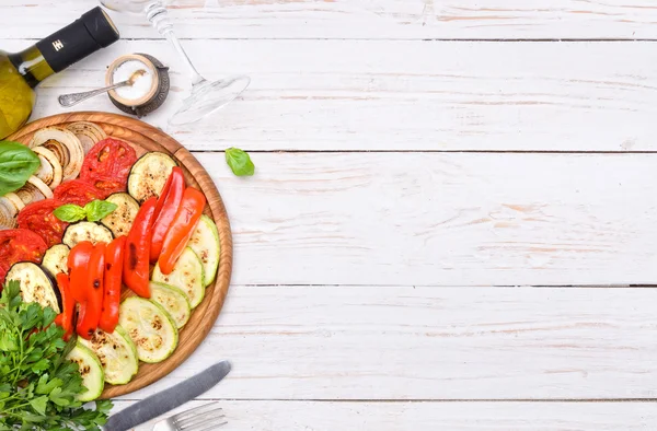 Verduras a la parrilla. Contexto . —  Fotos de Stock