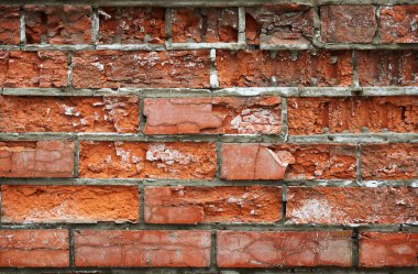 Eski tuğla duvar
