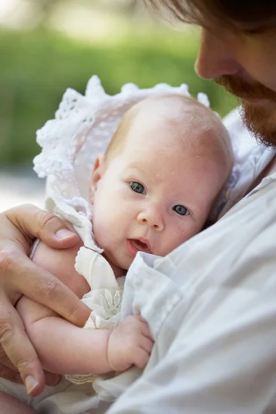 Bebé niña dos meses de edad — Foto de Stock