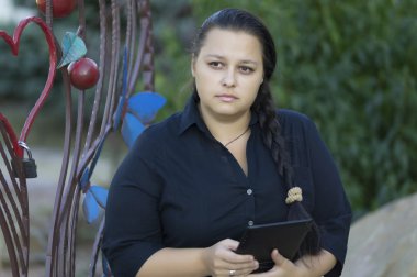 Kadın yansımıştır.