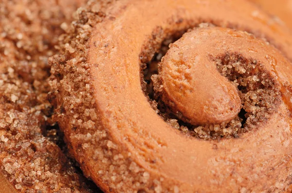 Kue gulung kayu manis segar buatan sendiri — Stok Foto