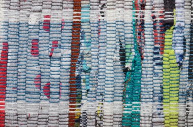 közelről varicolored kötött szőnyeg háttér