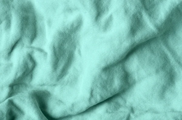 Coton turquoise gros plan texture fond — Photo