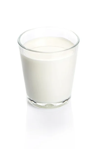 Glass of milk isolated on white — Stock Photo, Image