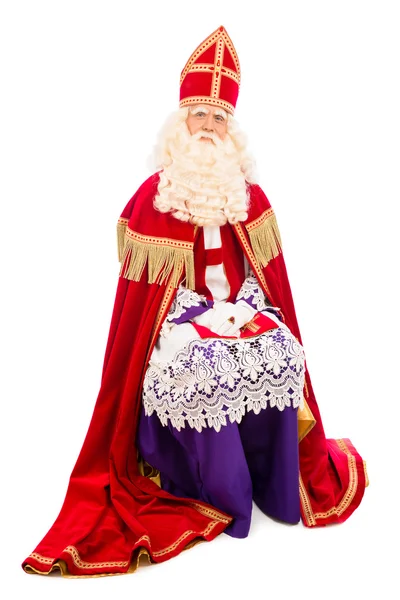 Sinterklaas na białym tle — Zdjęcie stockowe